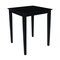 International Concepts Square Solid Wood Top Table, Black, 30 W, 30 L, 36 in H, Wood, Black K46-3030-36S - alternate 5